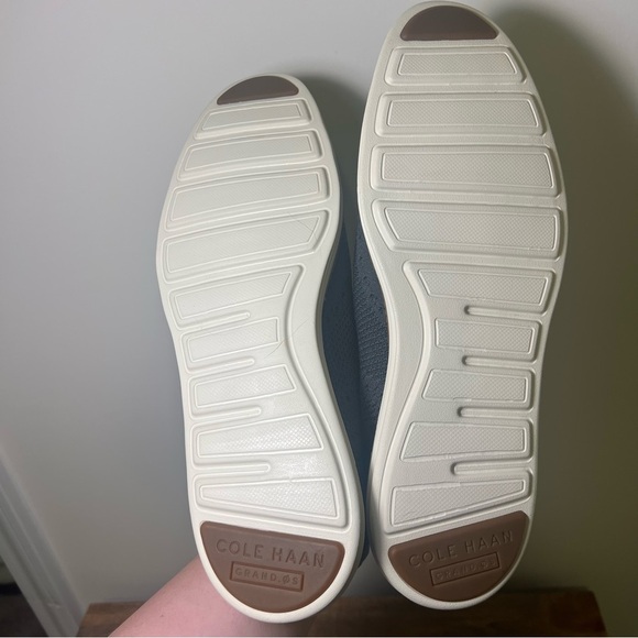 Cole Haan Gray Knit Oxford Sneakers - Picture 7 of 8